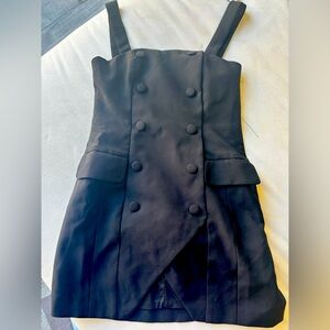 Black Tuxedo skort dress